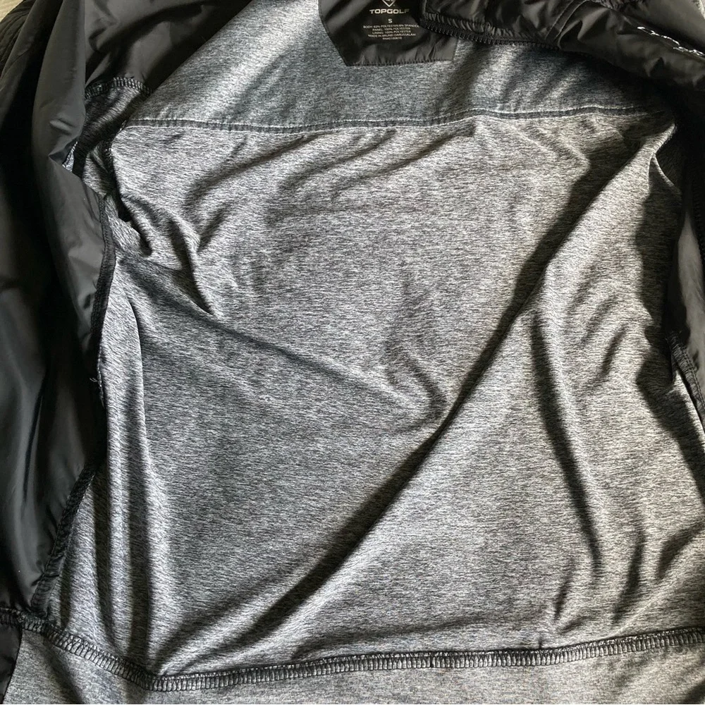 Women's Topgolf Black and Gray Lightweight Jacket Small - Picture 7 of 9